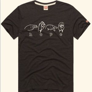 Homage Unisex Hope T-Shirt. Size Small.